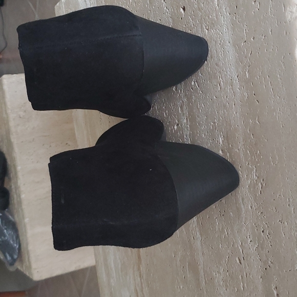 Eileen Fisher Shoes Size 10 Black Suede - Picture 4 of 5